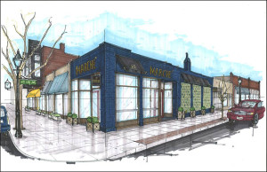 Marché rendering